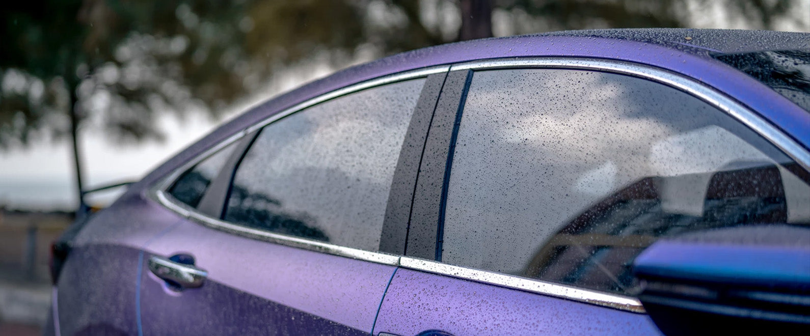 Fixing poorly cut vinyl wrap film around window molding