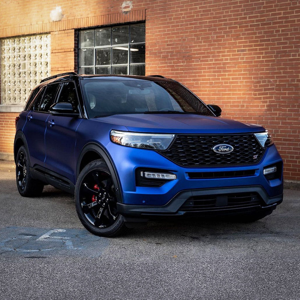 Ford SUV Wrapped in Stunning TeckWrap Rasant Blue (SMT07) Satin Vinyl