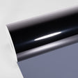 TeckWrap BLK-X Jet Black Paint Protection Film roll with high-gloss finish on white background