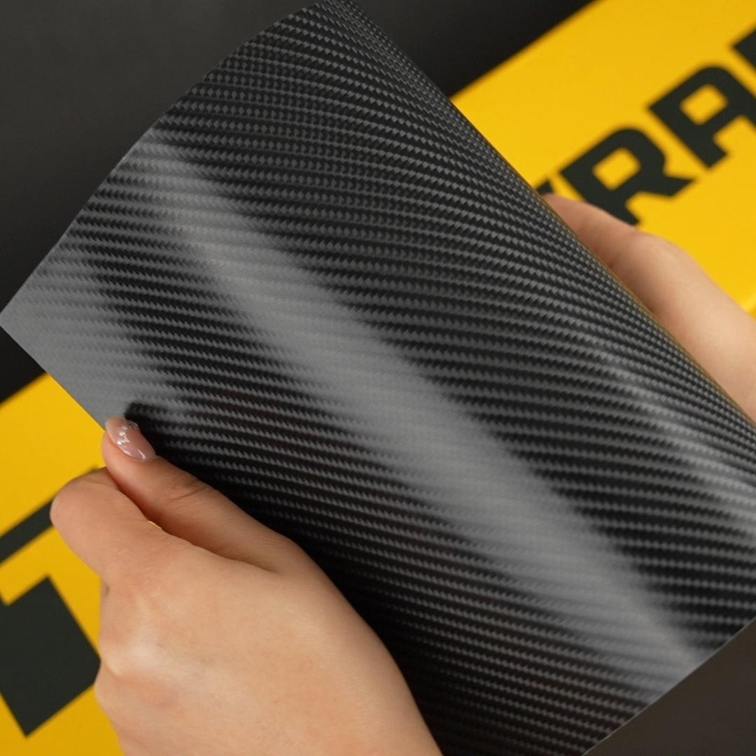 TeckWrap A4 Samples / BLACK VINYL WRAP - Samples