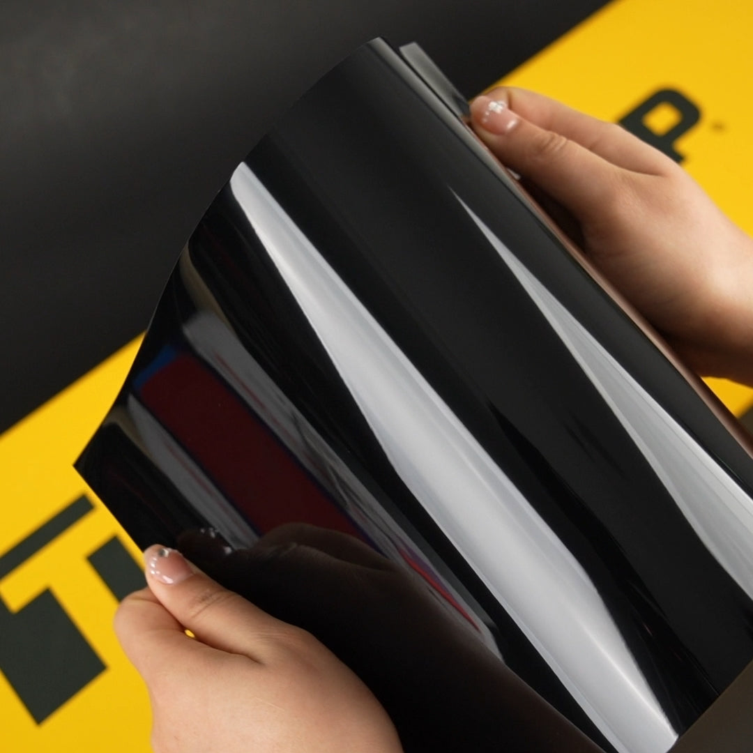TeckWrap A4 Samples / BLACK VINYL WRAP - Samples