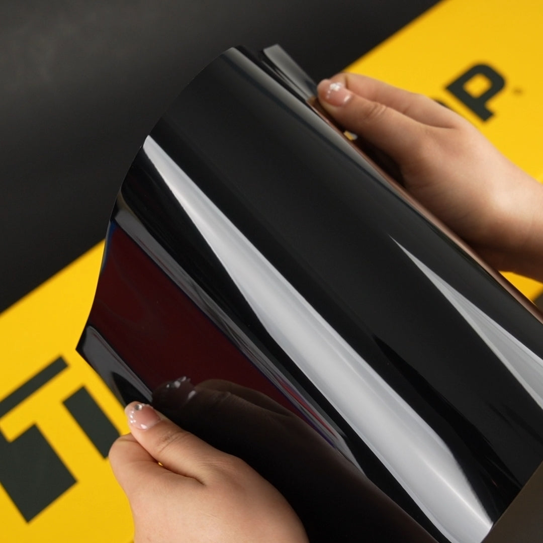 TeckWrap A4 Samples / BLACK VINYL WRAP - Samples