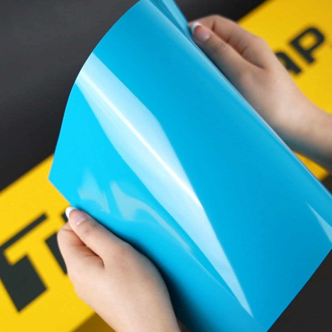 TeckWrap A4 Samples / BLUE VINYL WRAP - CG21-HD Rolling Sea - Samples