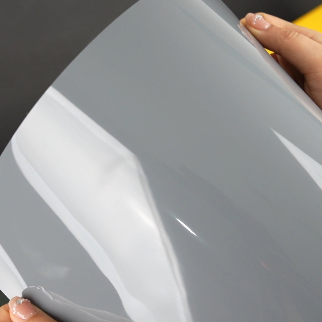 High Gloss True Nardo Grey Vinyl Wrap