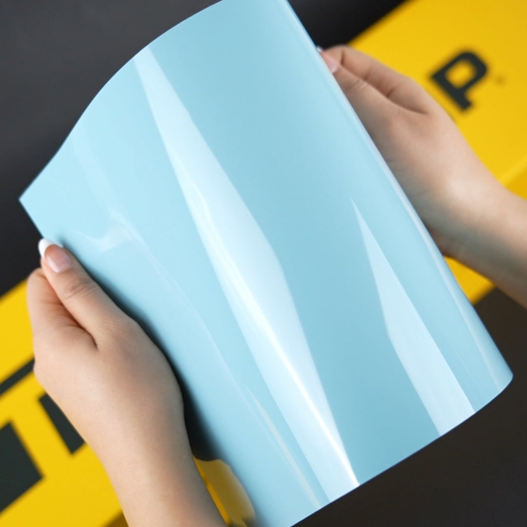 TeckWrap A4 Samples / BLUE VINYL WRAP - CG28-HD Yacht Blue - Samples