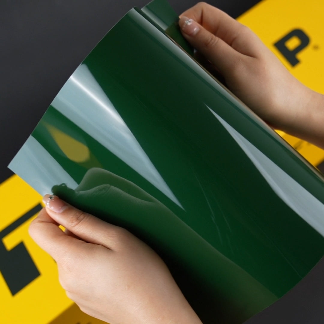 TeckWrap A4 Samples / GREEN VINYL WRAP - Samples