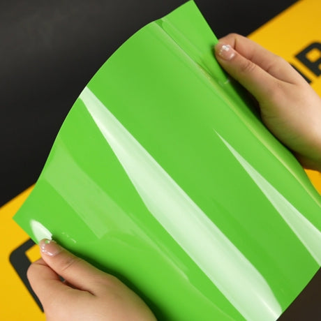 TeckWrap A4 Samples / GREEN VINYL WRAP - Samples