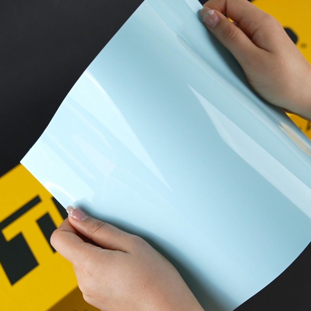 TeckWrap A4 Samples / BLUE VINYL WRAP - CG37-HD Bali Blue - Samples