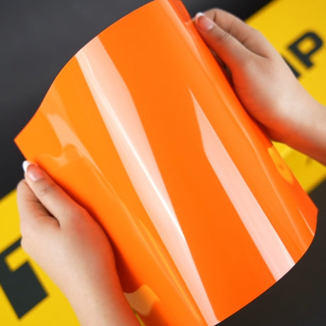 TeckWrap A4 Samples / ORANGE VINYL WRAP - Samples