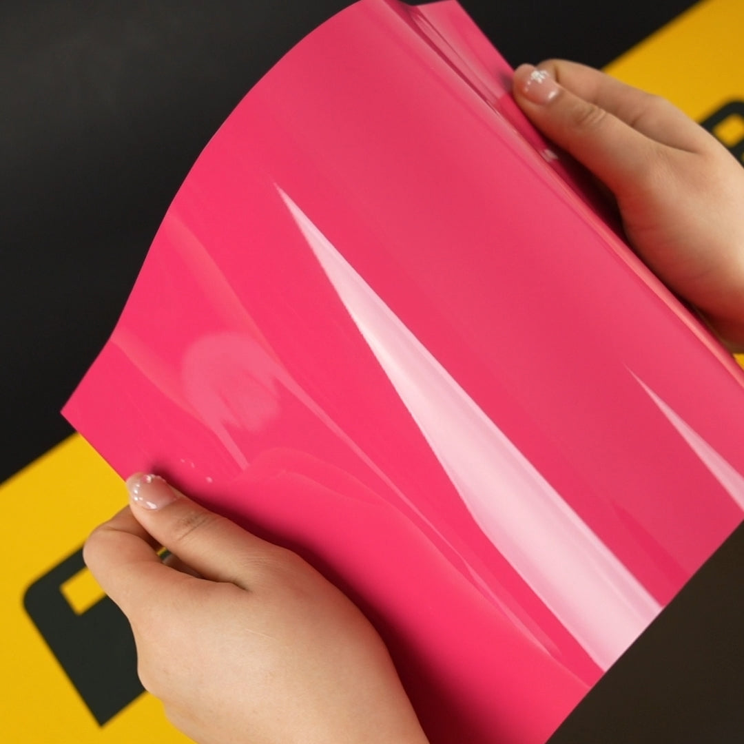 TeckWrap A4 Samples / PINK VINYL WRAP - Samples