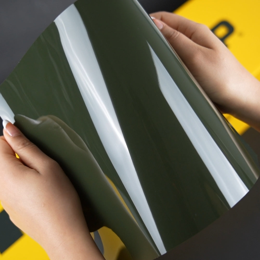 TeckWrap A4 Samples / GREEN VINYL WRAP - Samples