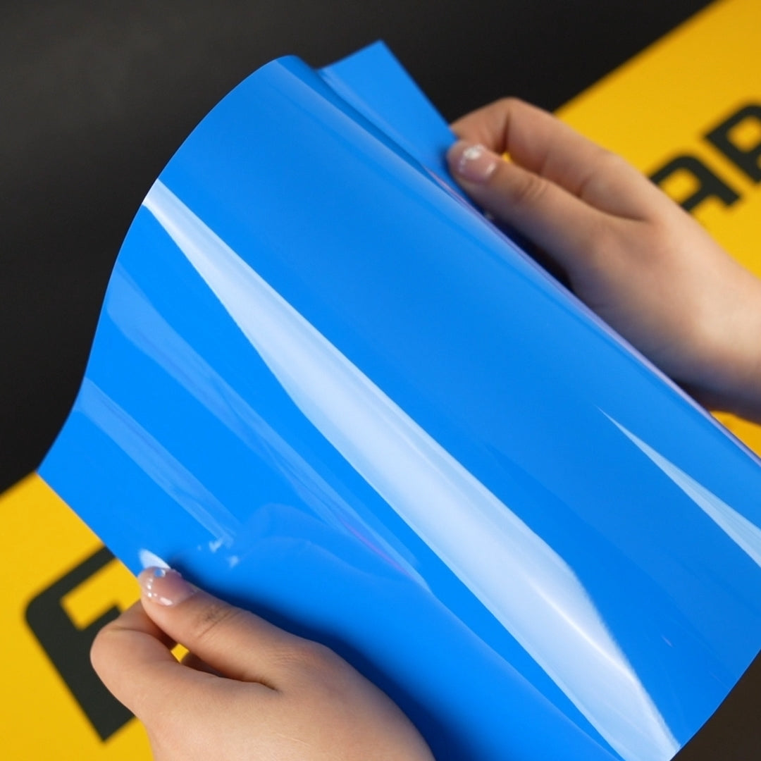 TeckWrap A4 Samples / BLUE VINYL WRAP - CG57-HD Vibrant Blue - Samples