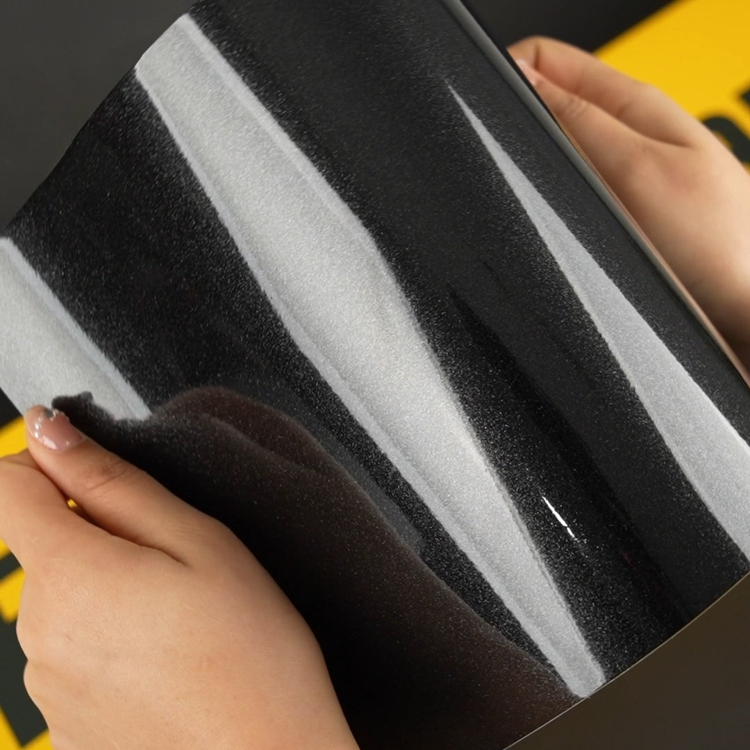 TeckWrap A4 Samples / BLACK VINYL WRAP - Samples