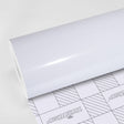 TeckWrap Frosted Pearl CK527-HD Gloss Vinyl Wrap roll – sleek pearl white vehicle wrap film with a glossy finish and subtle shimmer effect