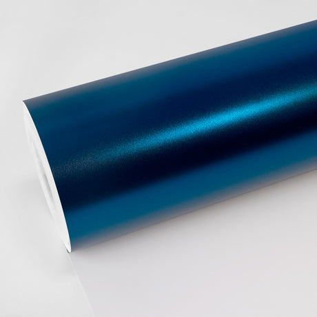 Shadow Blue mirror chrome vinyl car wrap - Reflective TeckWrap cast series film CSC06