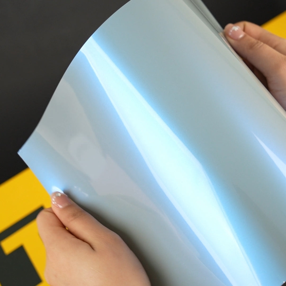 TeckWrap A4 Samples / BLUE VINYL WRAP - DS04-HD Azure Maya Blue - Samples