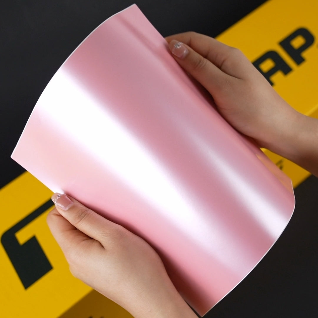 TeckWrap A4 Samples / PINK VINYL WRAP - Samples
