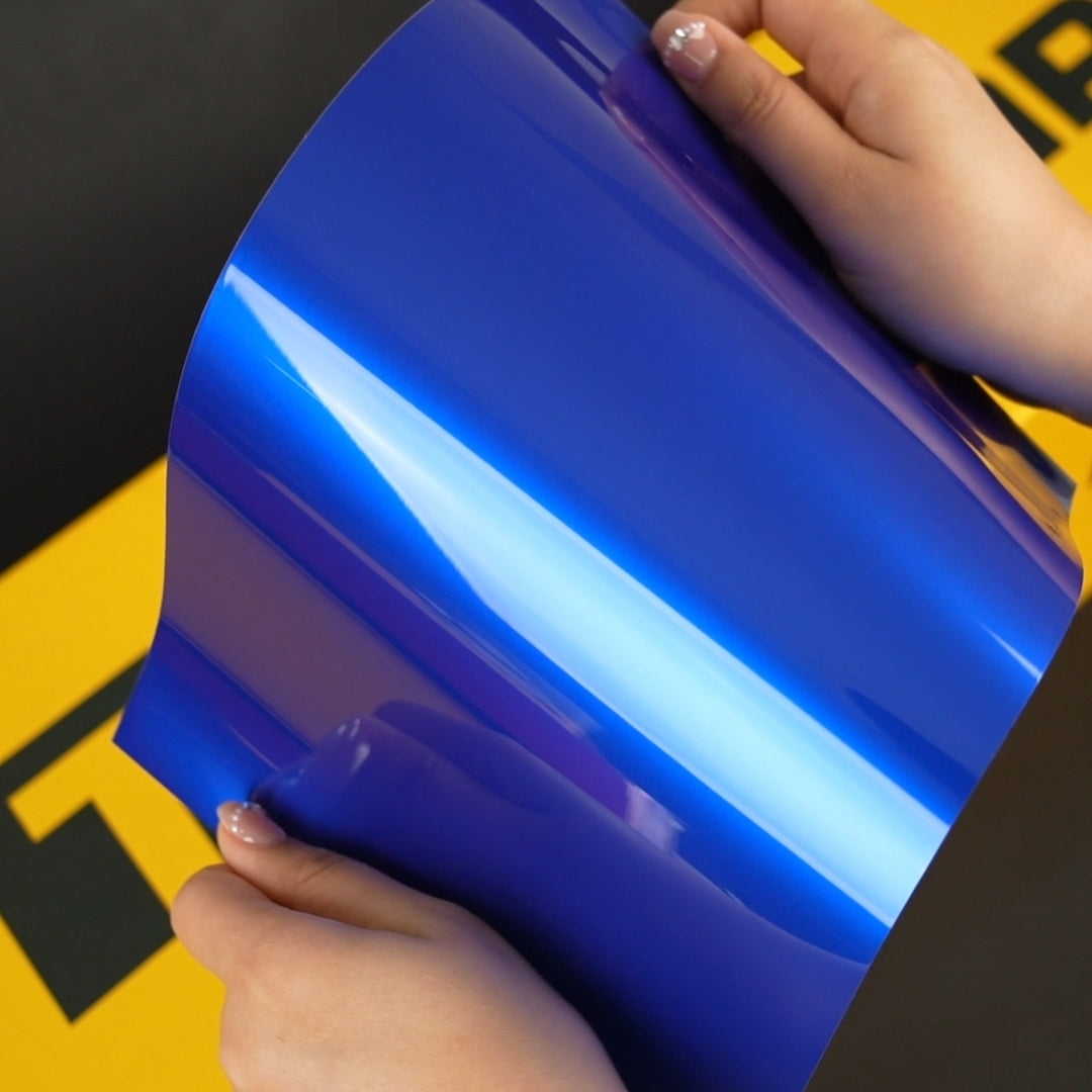 TeckWrap A4 Samples / BLUE VINYL WRAP - GAL02-HD Blue Gem - Samples