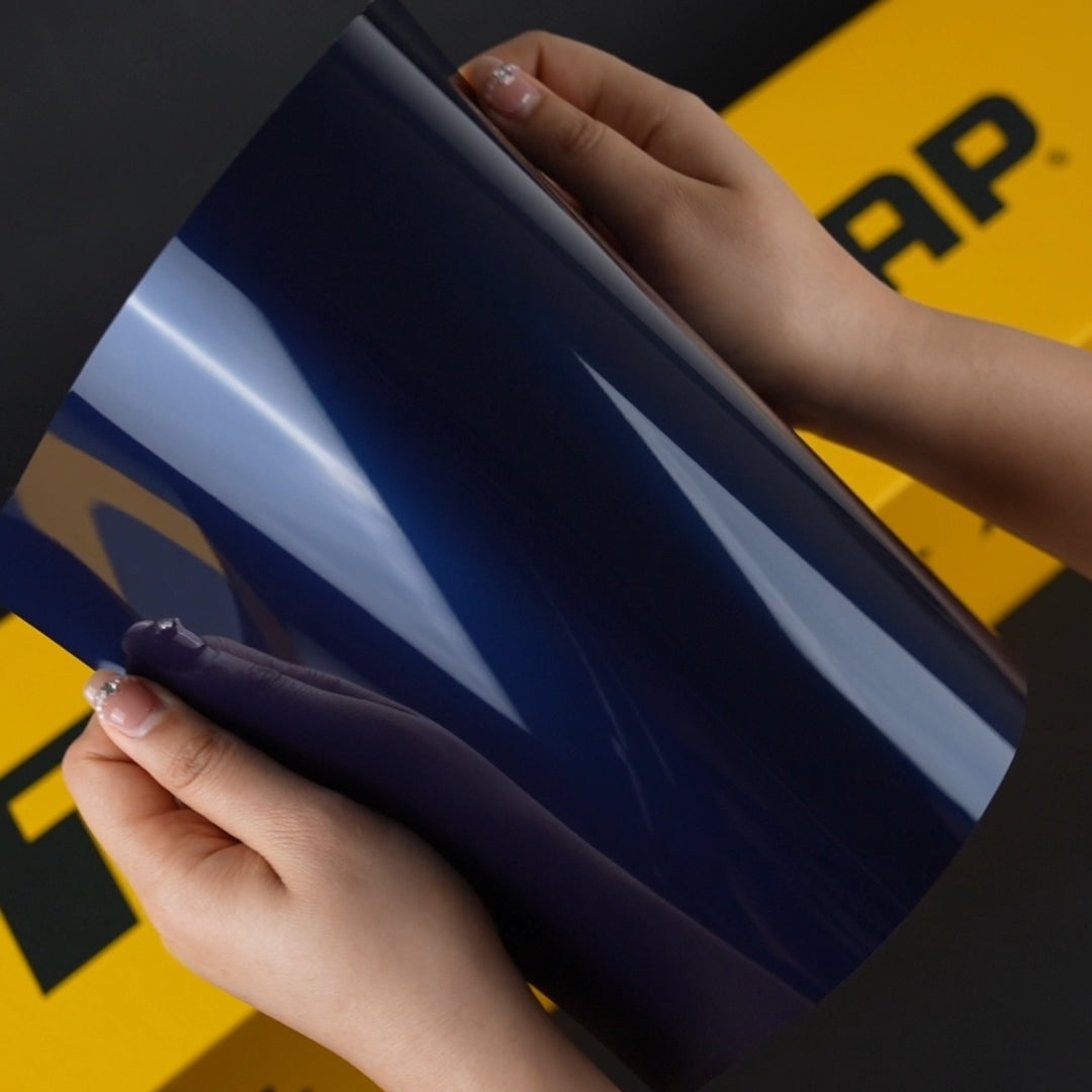 TeckWrap A4 Samples / BLUE VINYL WRAP - GAL14-HD Space Blue - Samples