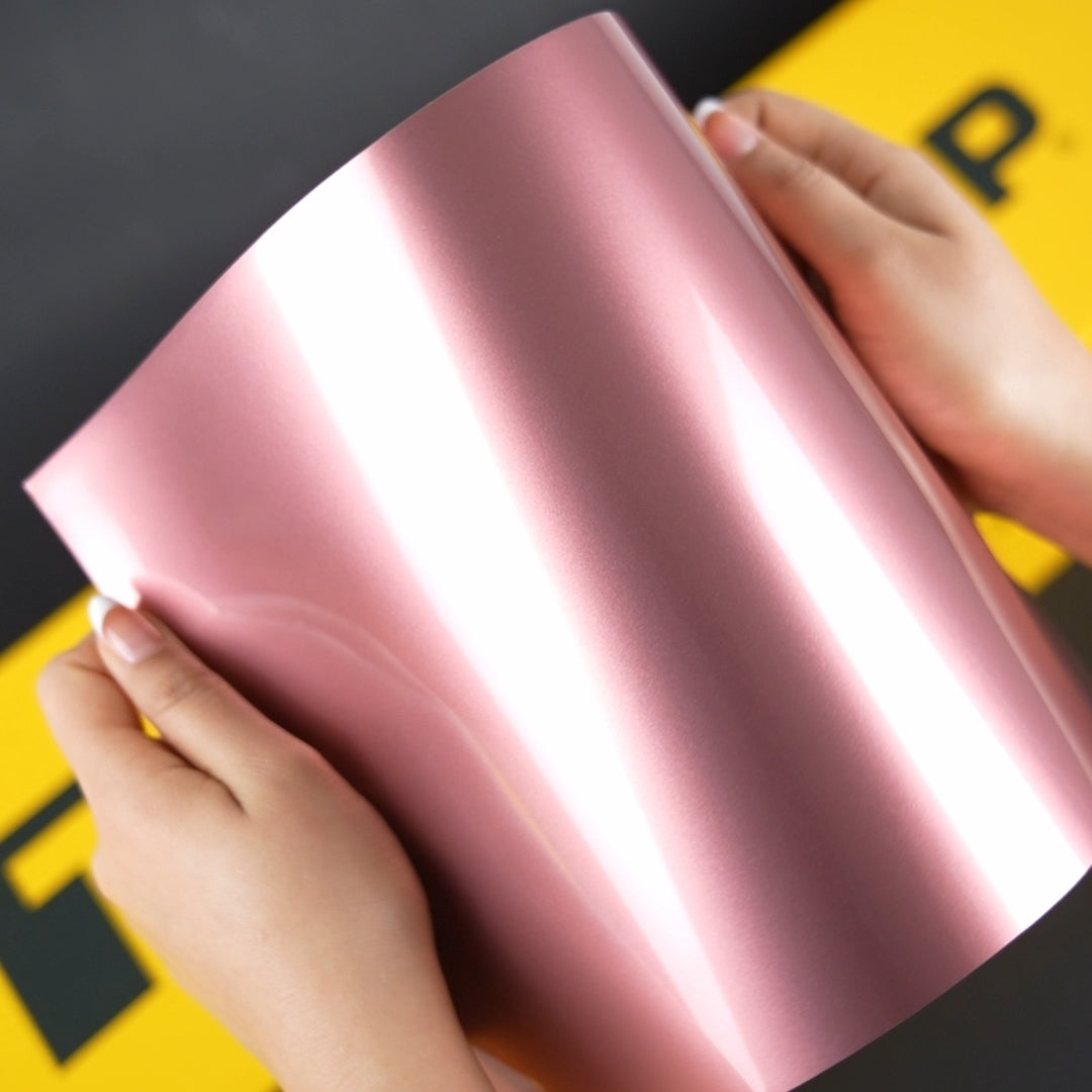 TeckWrap A4 Samples / PINK VINYL WRAP - Samples