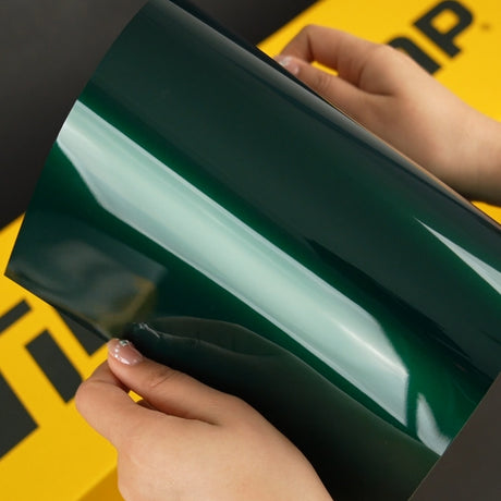 TeckWrap A4 Samples / GREEN VINYL WRAP - Samples