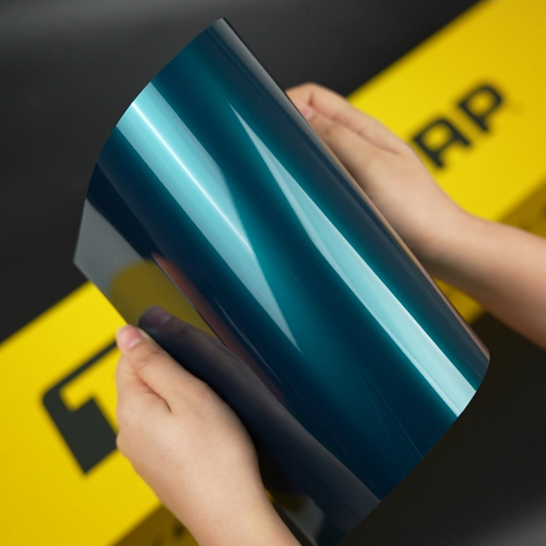 Ultra Gloss Azure Flame Vinyl Wrap