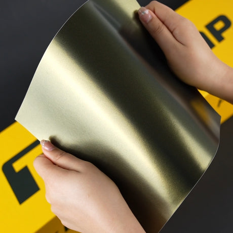 TeckWrap A4 Samples / GOLD VINYL WRAP - Samples
