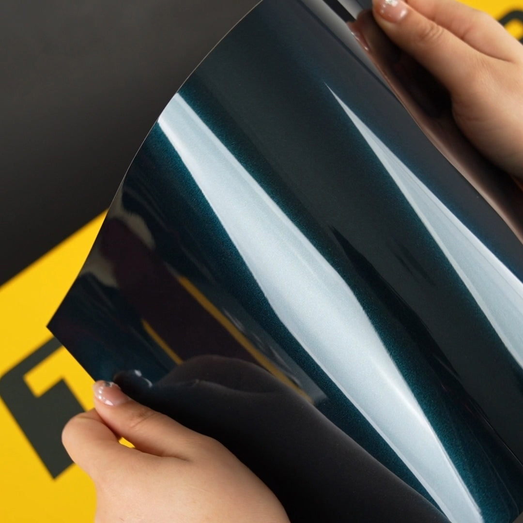 TeckWrap A4 Samples / GREEN VINYL WRAP - Samples