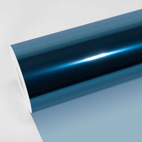 TeckWrap Helios Nano Optical C70-4mil window tint film roll in light blue, offering superior visibility, UV protection, and heat rejection for automotive windshields.