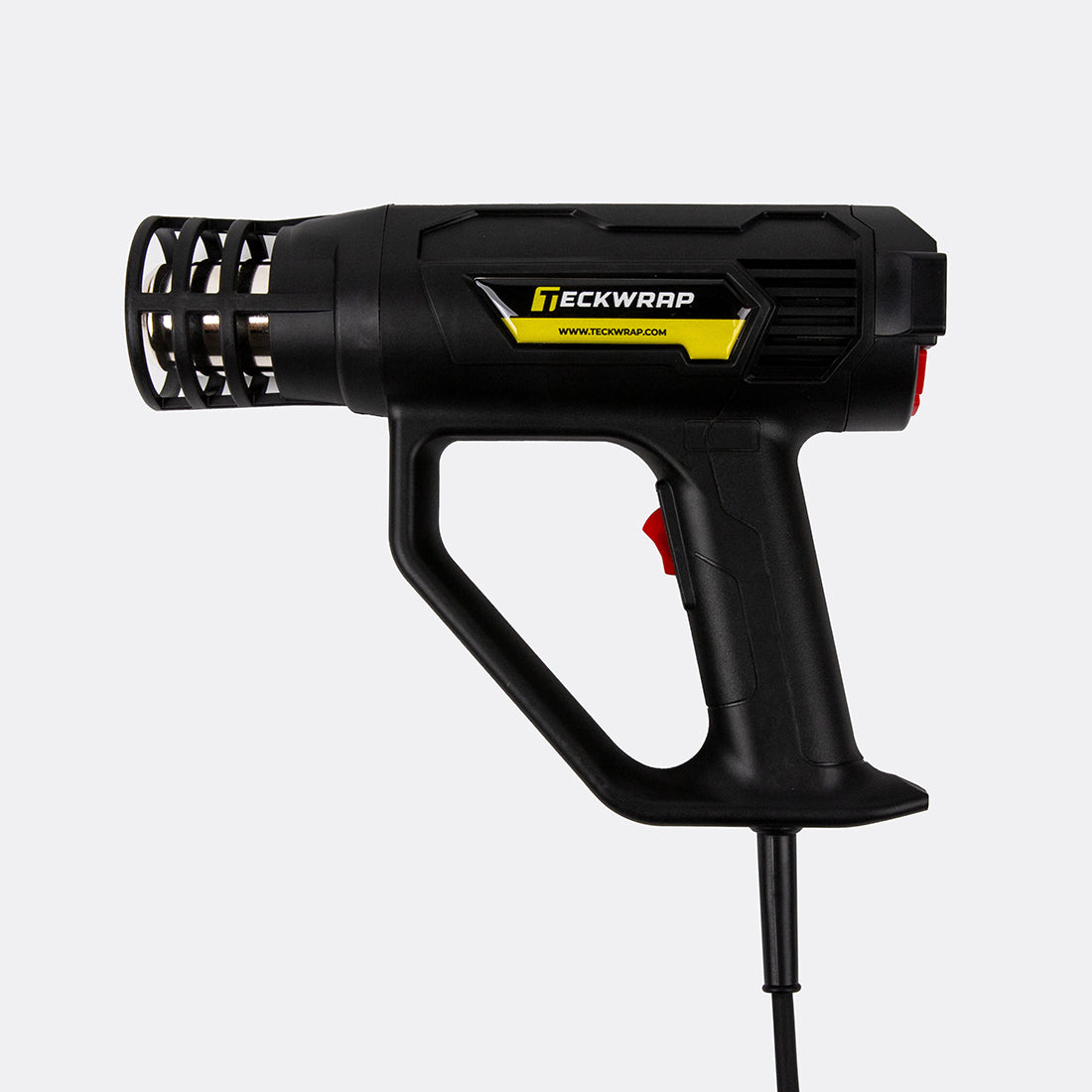 eckWrap High-Performance Heat Gun side profile showing ergonomic handle and yellow branding