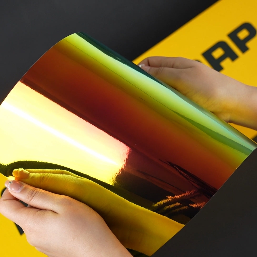 TeckWrap A4 Samples / GOLD VINYL WRAP - Samples