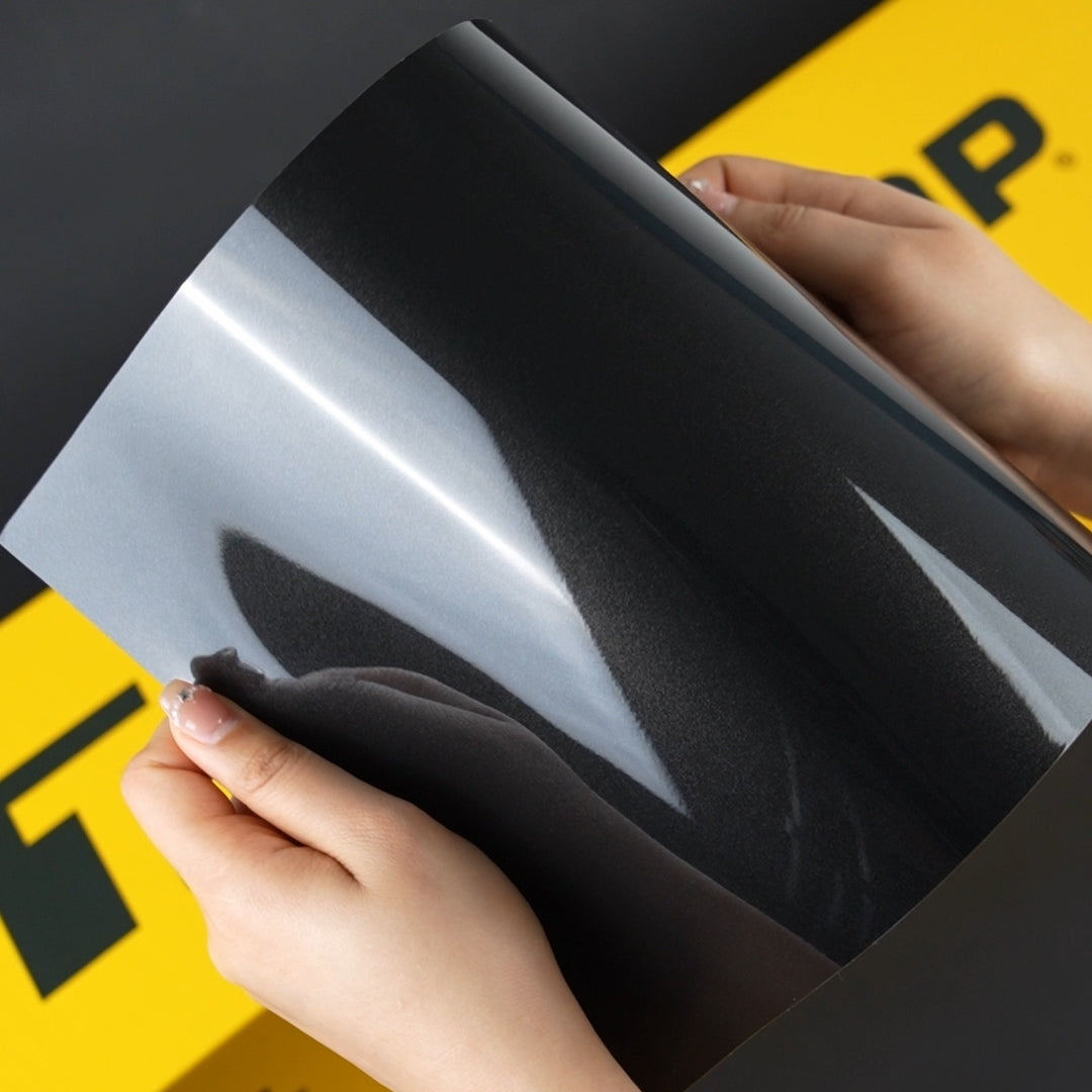 TeckWrap A4 Samples / BLACK VINYL WRAP - Samples