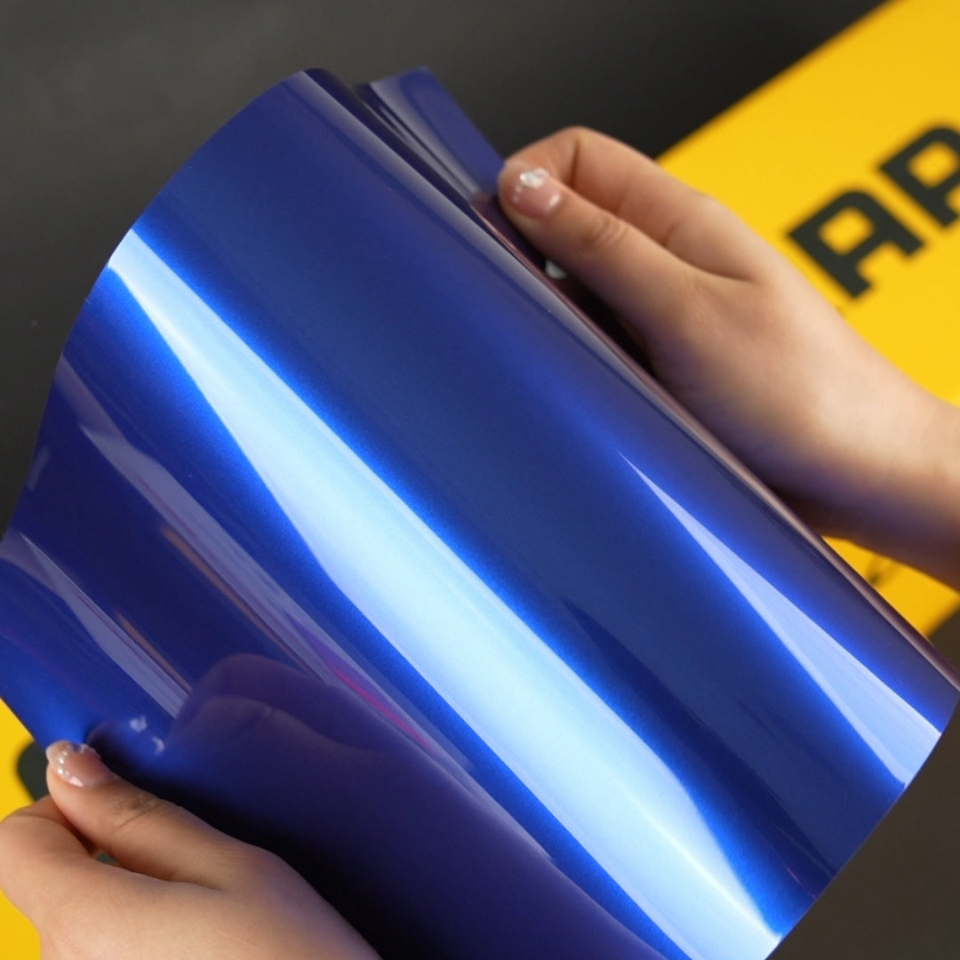 TeckWrap A4 Samples / BLUE VINYL WRAP - RB02-HD Deep Blue - Samples