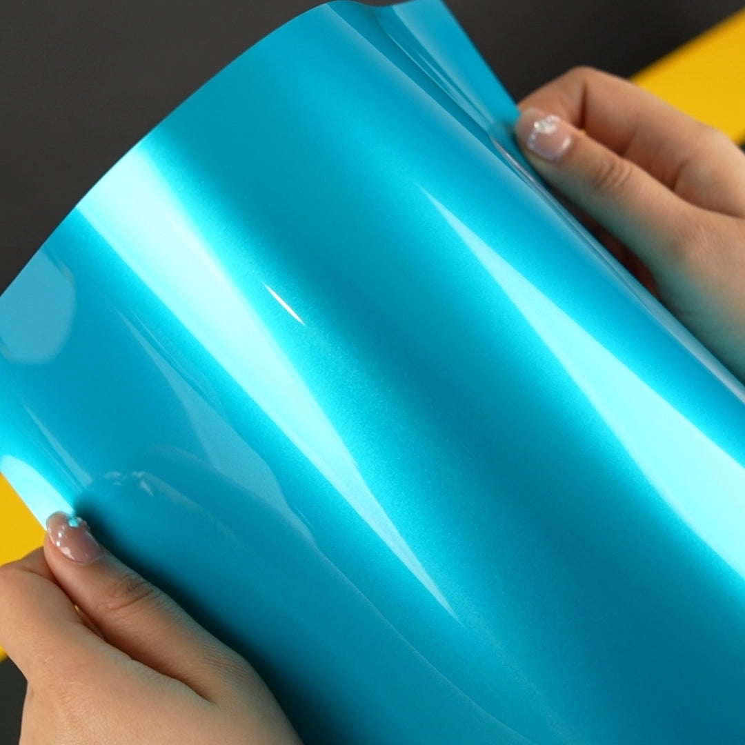 TeckWrap A4 Samples / BLUE VINYL WRAP - RB16-HD Sea Turquoise - Samples