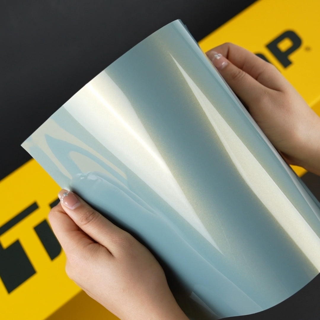 TeckWrap A4 Samples / BLUE VINYL WRAP - RB36-HD Palladian Blue - Samples