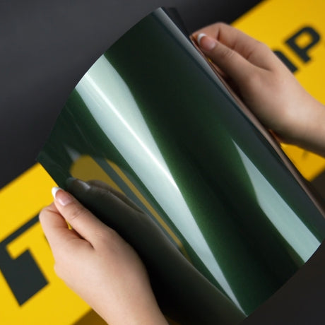 TeckWrap A4 Samples / GREEN VINYL WRAP - Samples