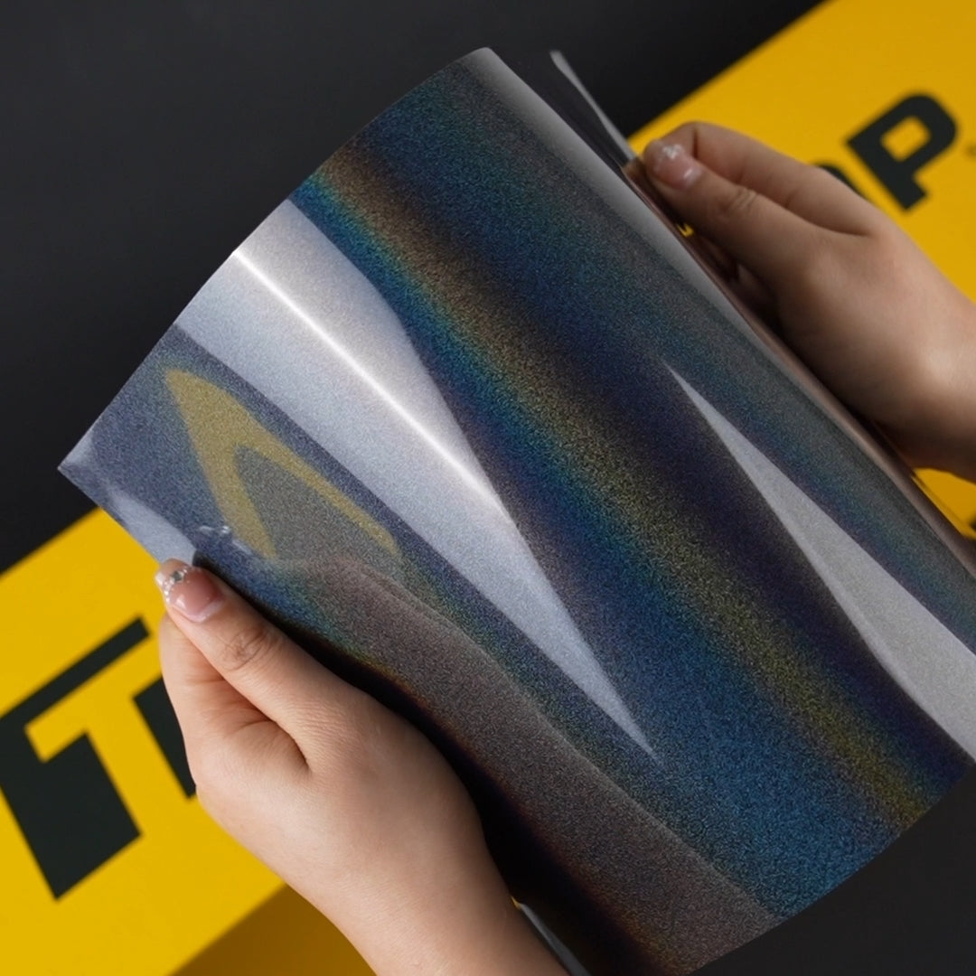 TeckWrap A4 Samples / BLACK VINYL WRAP - Samples