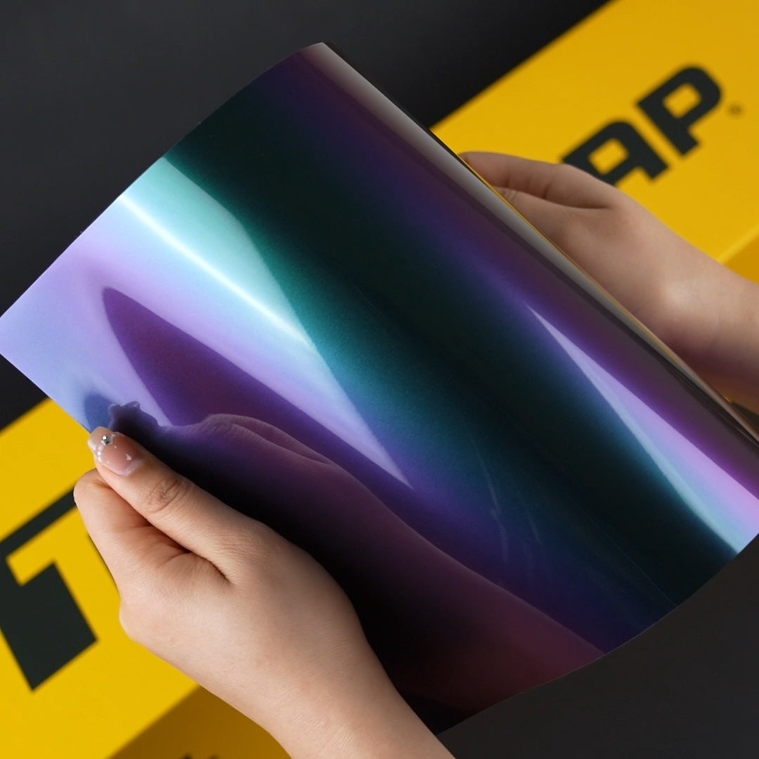 TeckWrap A4 Samples / GREEN VINYL WRAP - Samples