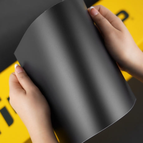 TeckWrap A4 Samples / BLACK VINYL WRAP - Samples