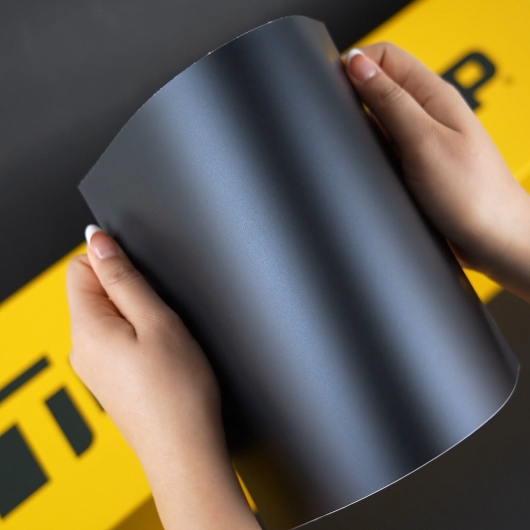 TeckWrap A4 Samples / BLUE VINYL WRAP - SMT04 Boysenberry Black - Samples