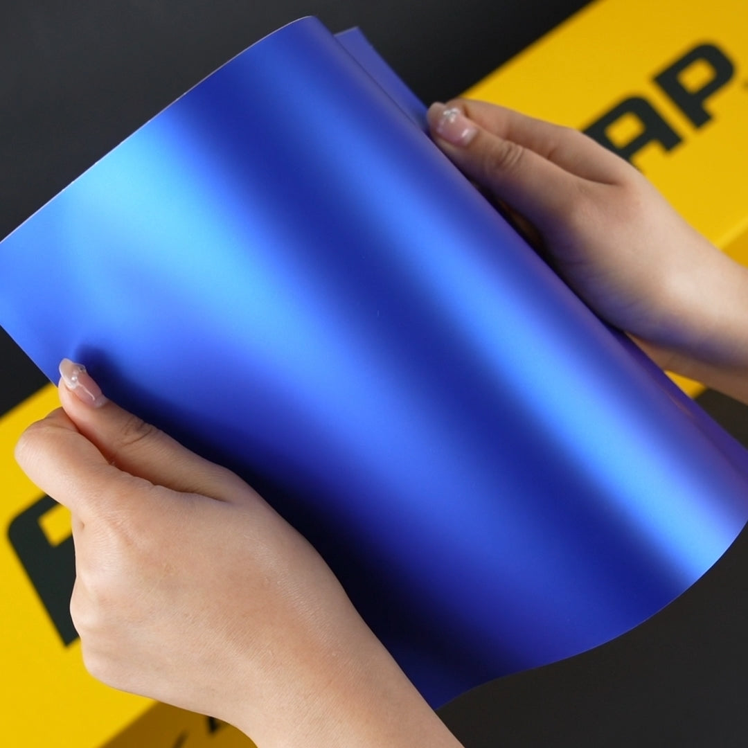 TeckWrap A4 Samples / BLUE VINYL WRAP - SMT08 Admiral Blue - Samples