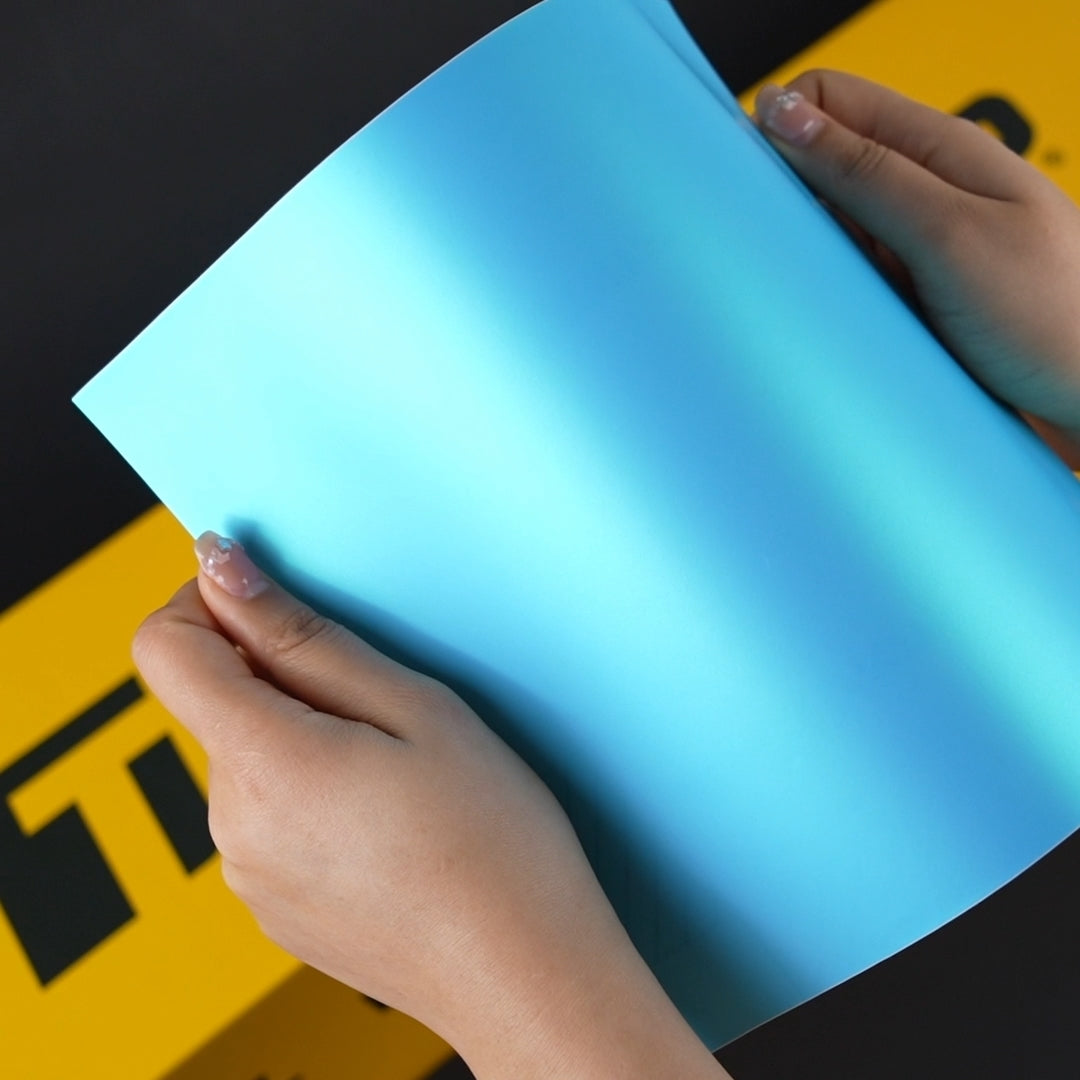 TeckWrap A4 Samples / BLUE VINYL WRAP - SMT11 Surf Blue - Samples