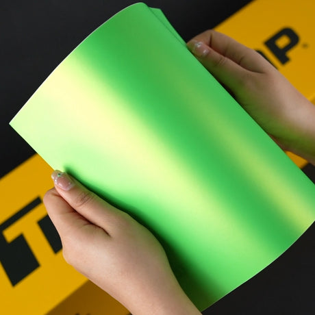 TeckWrap A4 Samples / GREEN VINYL WRAP - Samples