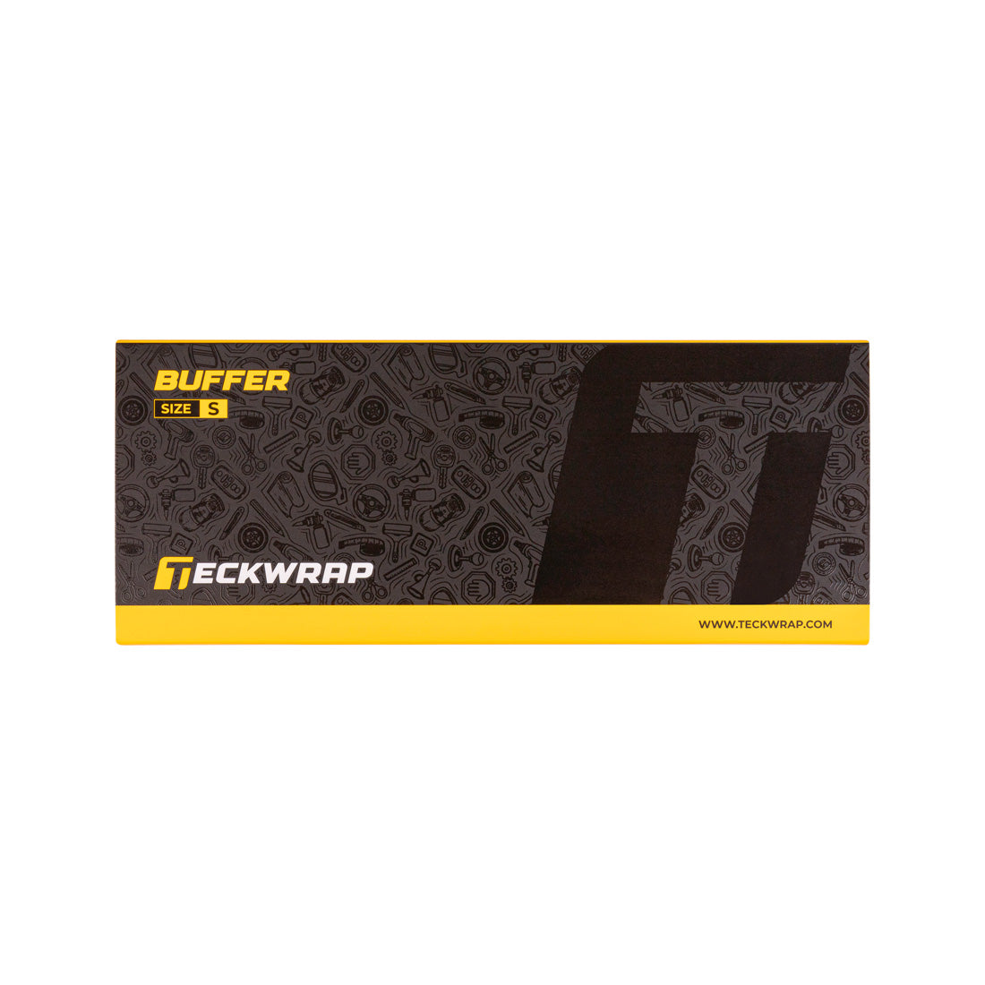 TeckWrap Buffer 10-Pieces Box Size S – premium yellow buffer pads for vehicle wrap application