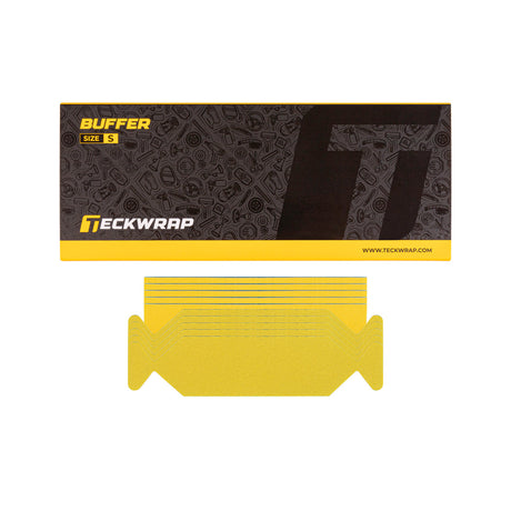 TeckWrap Yellow Buffer Pads 10-Pieces Size S – professional squeegee replacement for car wraps