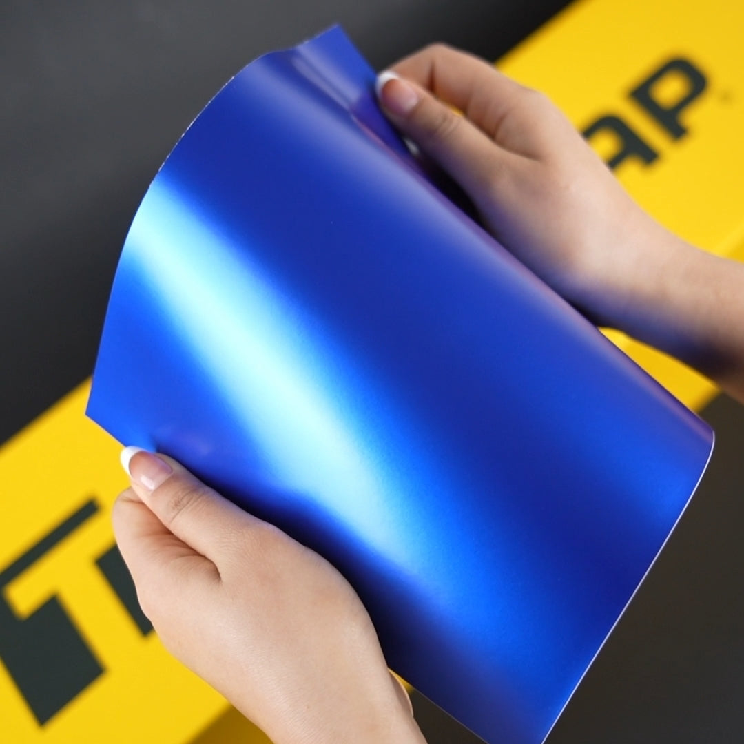 TeckWrap A4 Samples / BLUE VINYL WRAP - VCH402-S Velvet Blue - Samples