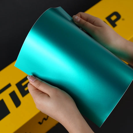 TeckWrap A4 Samples / GREEN VINYL WRAP - Samples