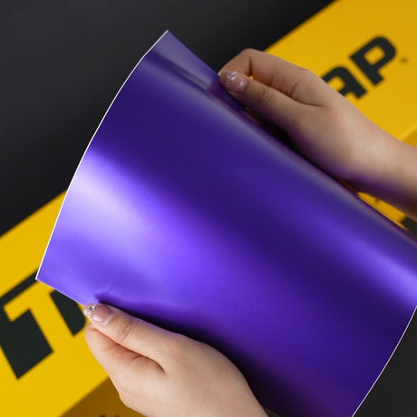 TeckWrap A4 Sample of VCH416-S Violet Purple Vinyl Car Wrap