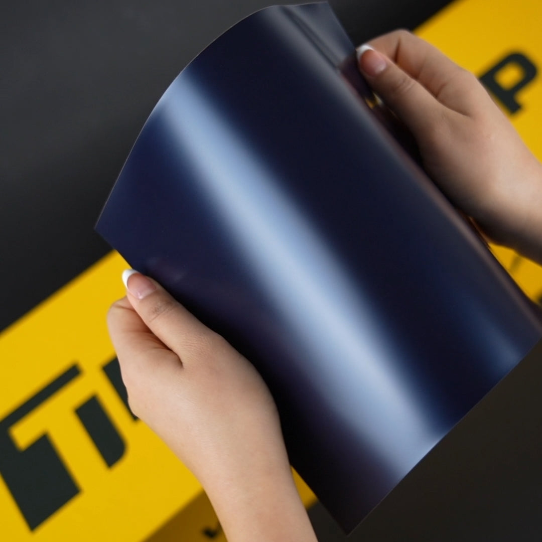 TeckWrap A4 Samples / BLUE VINYL WRAP - VCH419-S Deep Cobalt - Samples