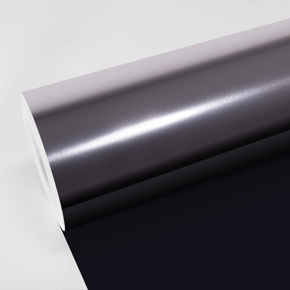 TeckWrap Crystal Mirror Chrome CHM22-HD vinyl wrap roll in a sleek reflective silver chrome finish, designed for high-impact automotive styling and mirror-like shine.